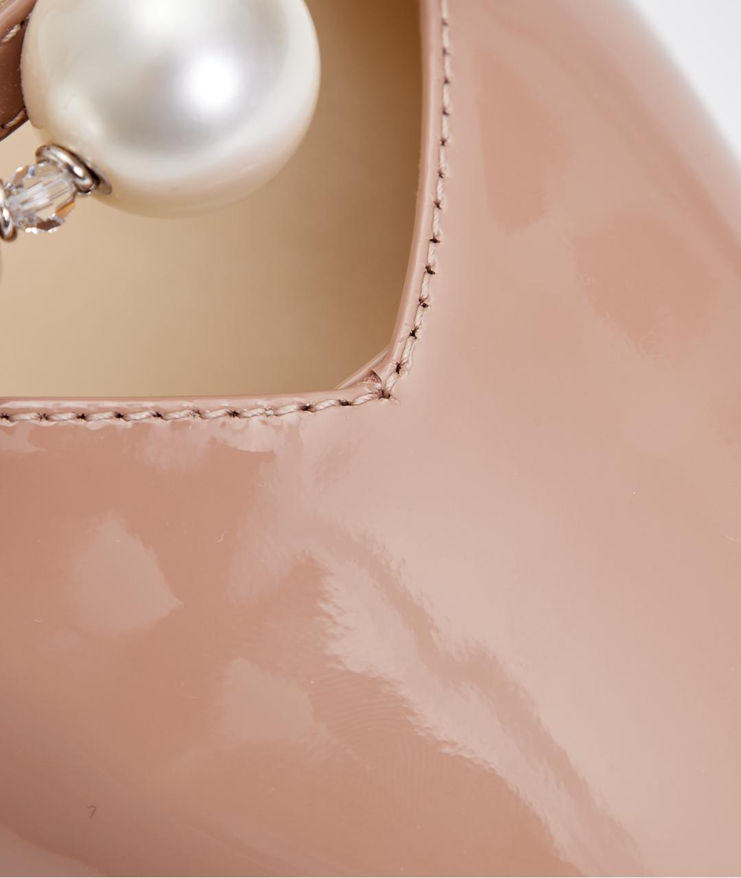 JIMMY CHOO Розовые туфли из лакированной кожи, фото 6