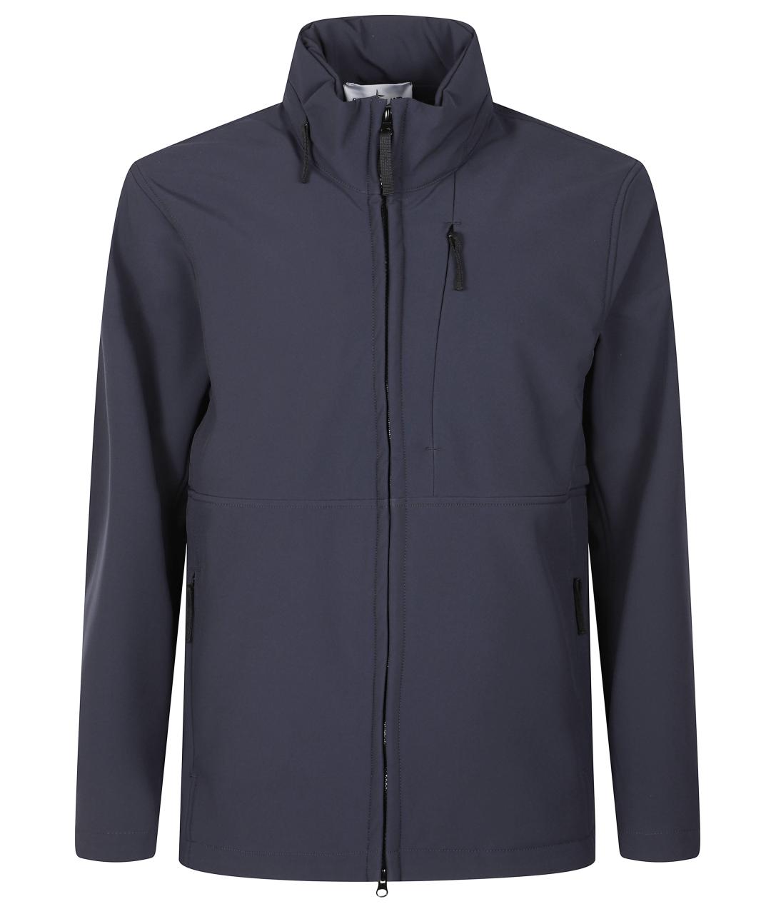 STONE ISLAND Синяя полиэстеровая куртка, фото 1