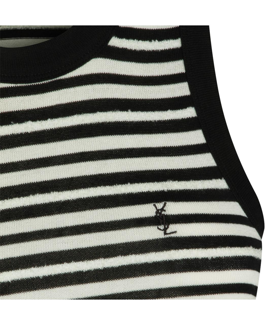 SAINT LAURENT Мульти хлопковая майка, фото 5