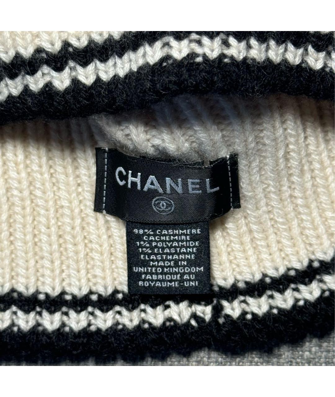 CHANEL Мульти кашемировая шапка, фото 4