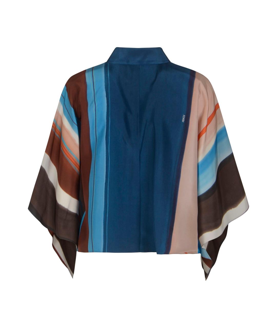 FENDI Мульти шелковая рубашка, фото 2