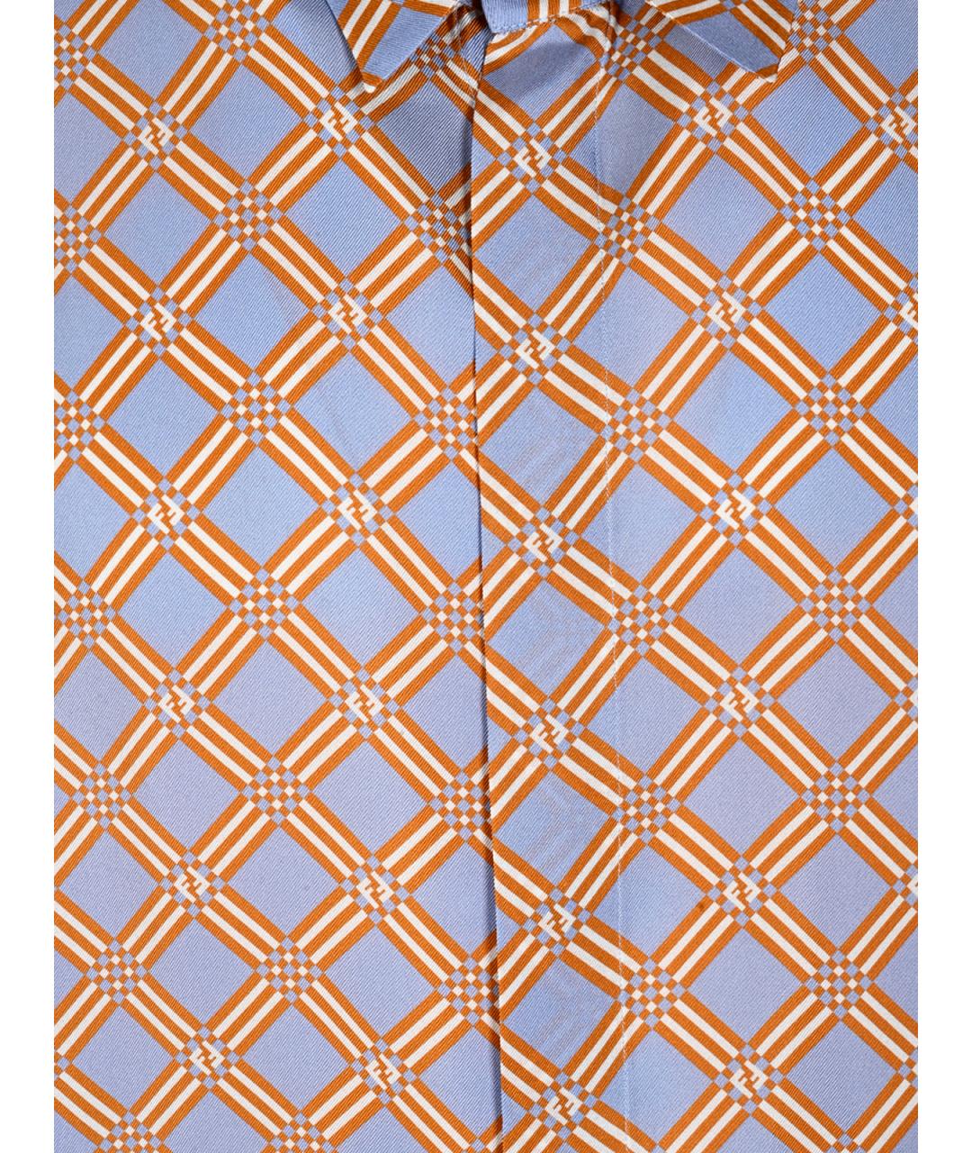 FENDI Мульти шелковая классическая рубашка, фото 3