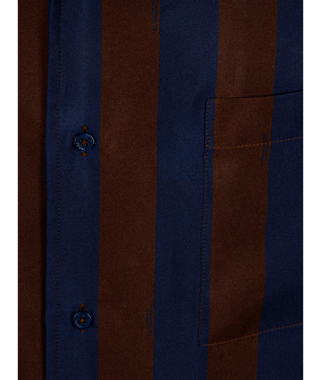 FENDI Мульти шелковая классическая рубашка, фото 3