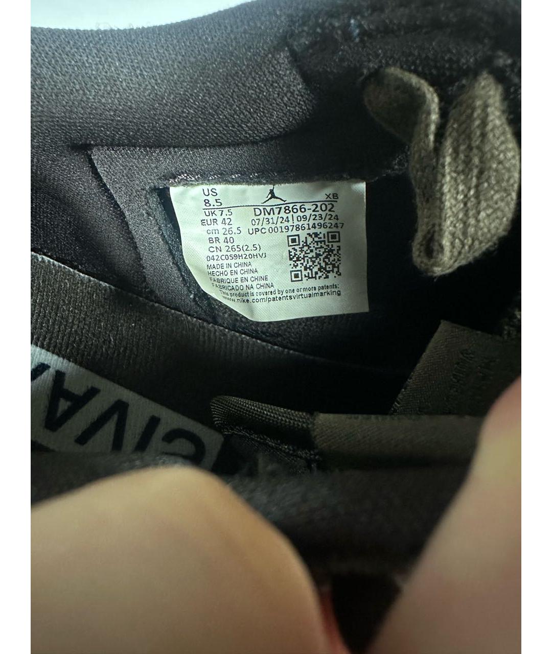 NIKE Коричневые замшевые низкие кроссовки / кеды, фото 6