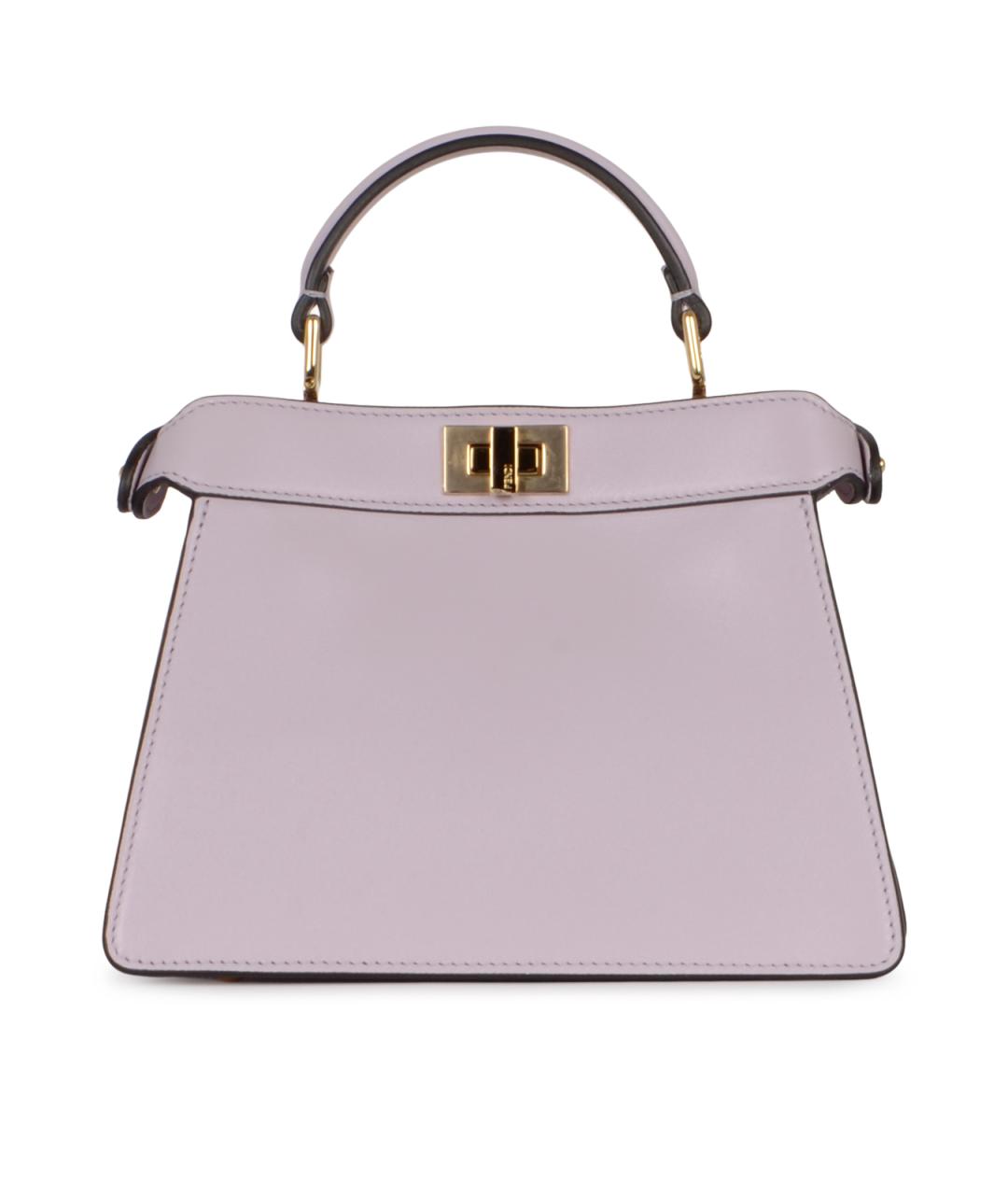 FENDI Розовая кожаная сумка тоут, фото 6