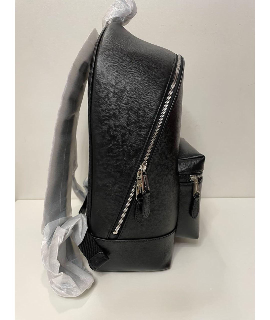 BURBERRY Черный кожаный рюкзак, фото 5