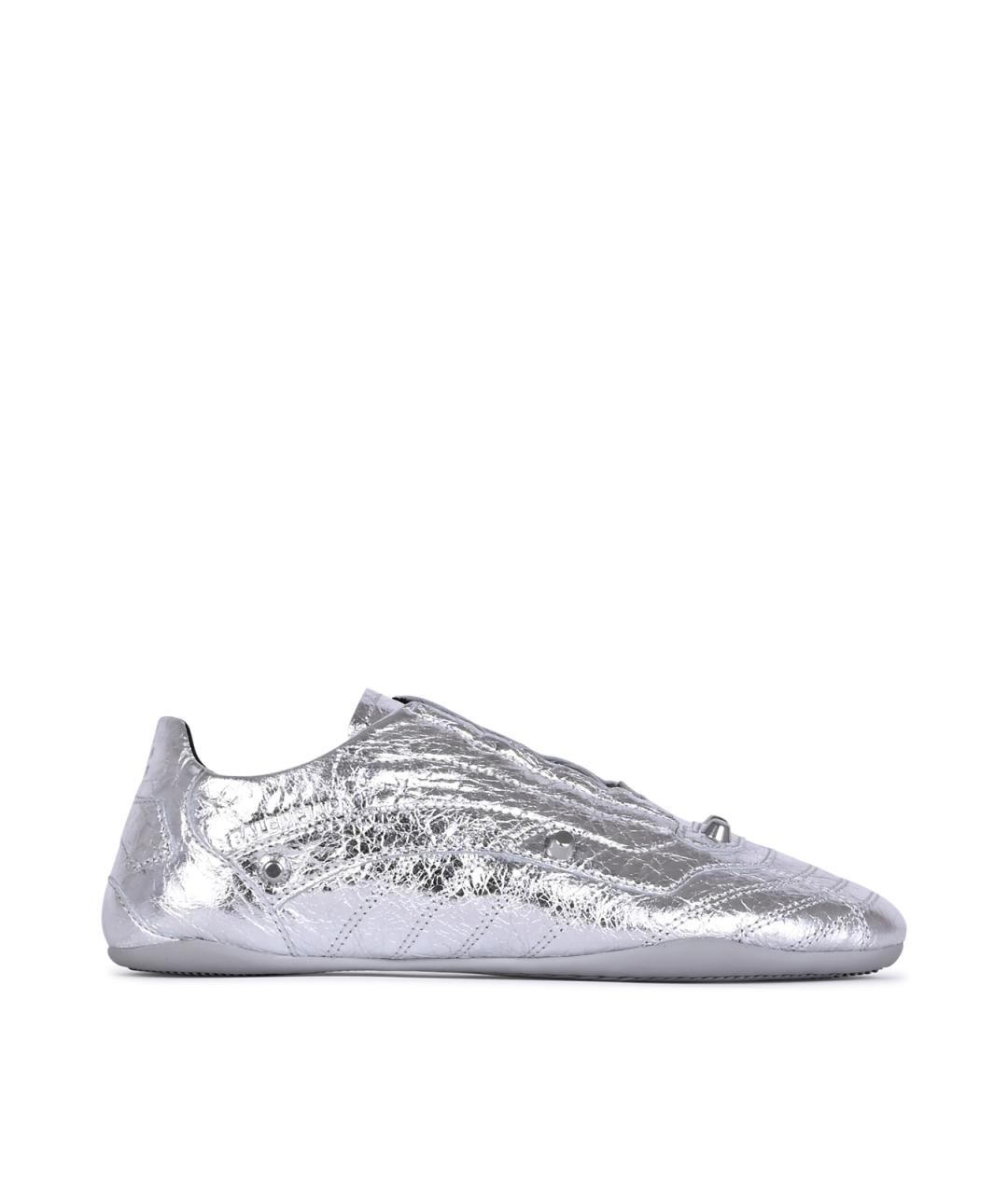 BALENCIAGA Серебряные кроссовки, фото 1
