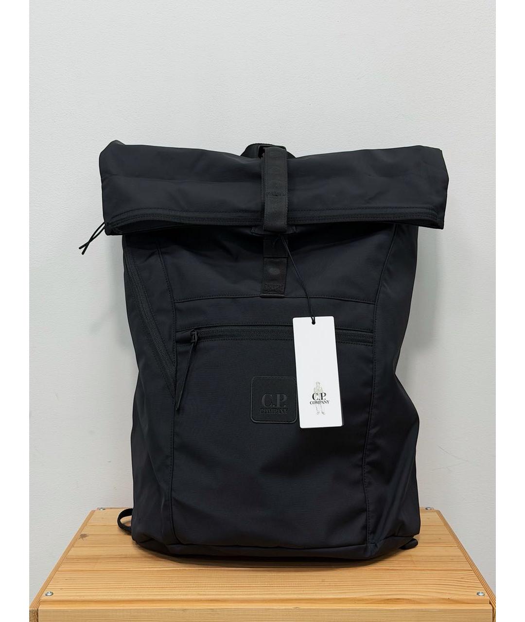 CP COMPANY Черный синтетический рюкзак, фото 5