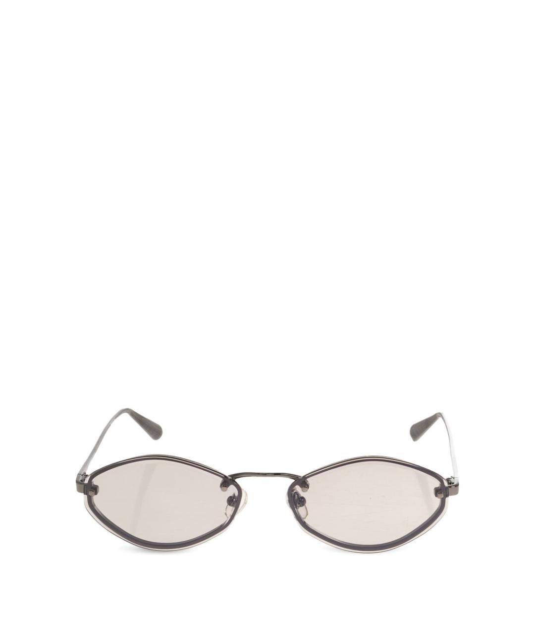 JACQUEMUS Черные металлические солнцезащитные очки, фото 1