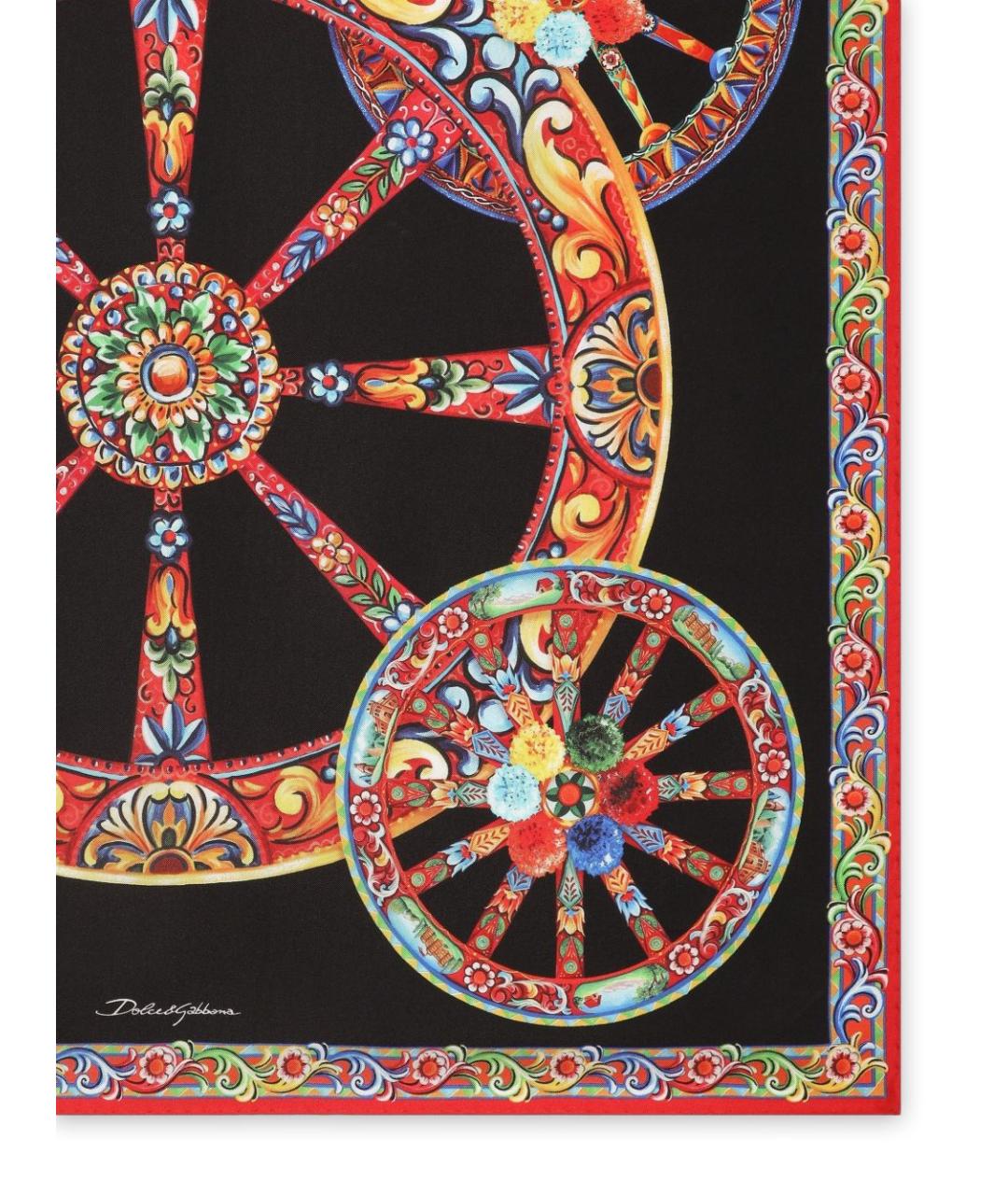 DOLCE&GABBANA Шелковый шарф, фото 2