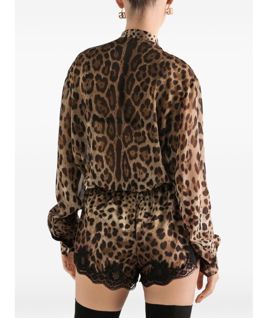 DOLCE&GABBANA Мульти шелковая блузы, фото 4