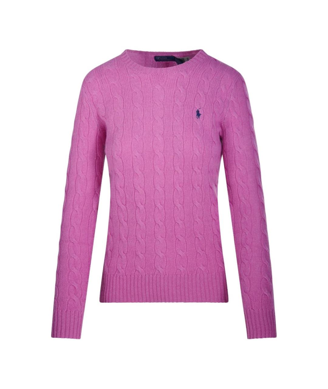 POLO RALPH LAUREN Фиолетовый шерстяной джемпер / свитер, фото 1