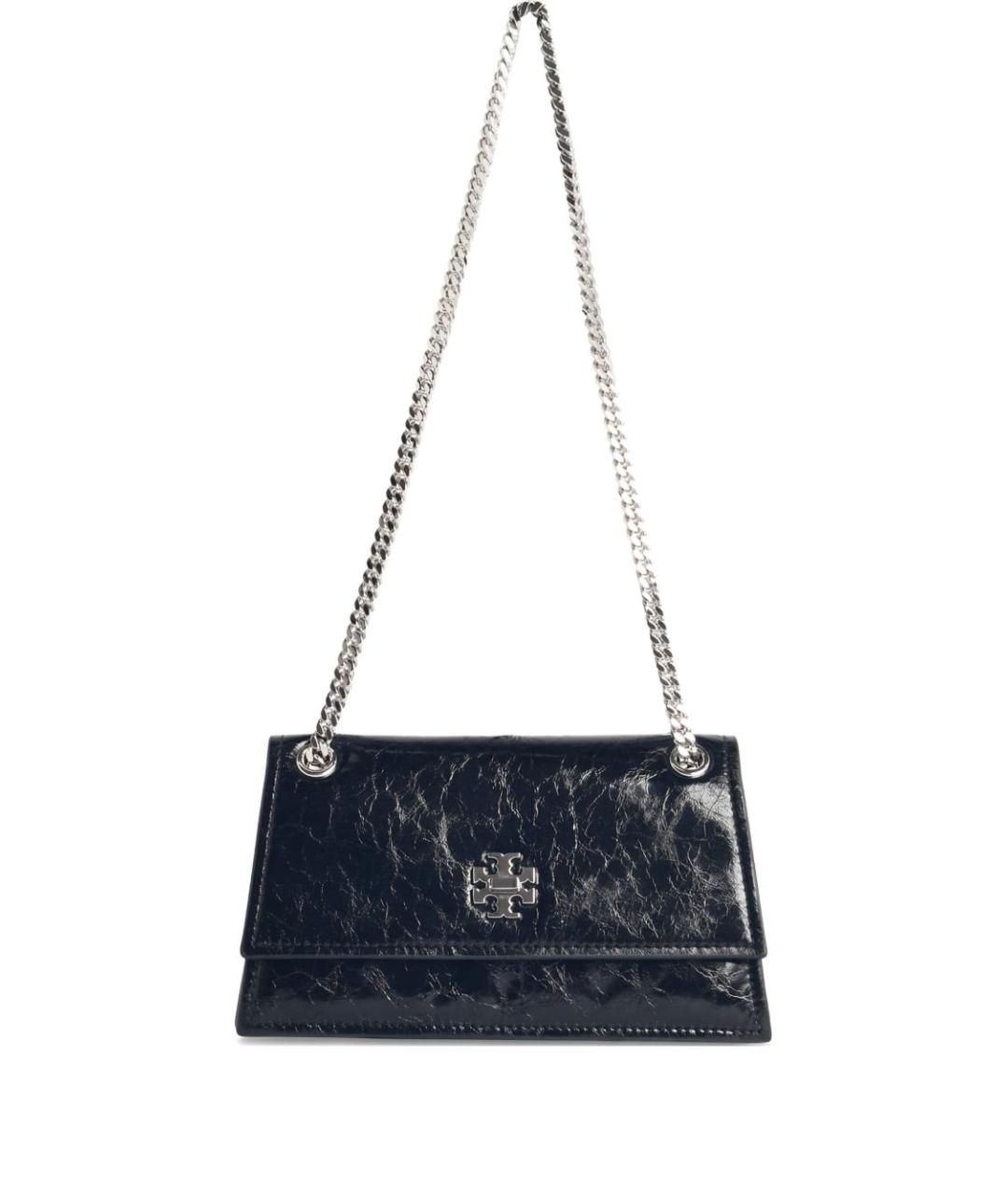 TORY BURCH Черная кожаная сумка через плечо, фото 1