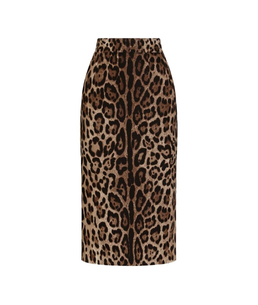 DOLCE&GABBANA Мульти вискозная юбка миди, фото 1
