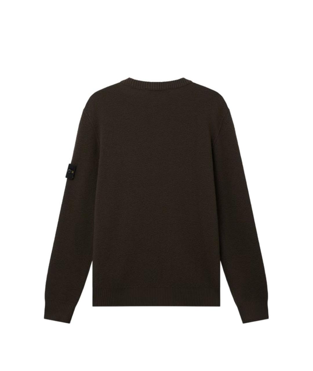 STONE ISLAND Серый шерстяной джемпер / свитер, фото 3