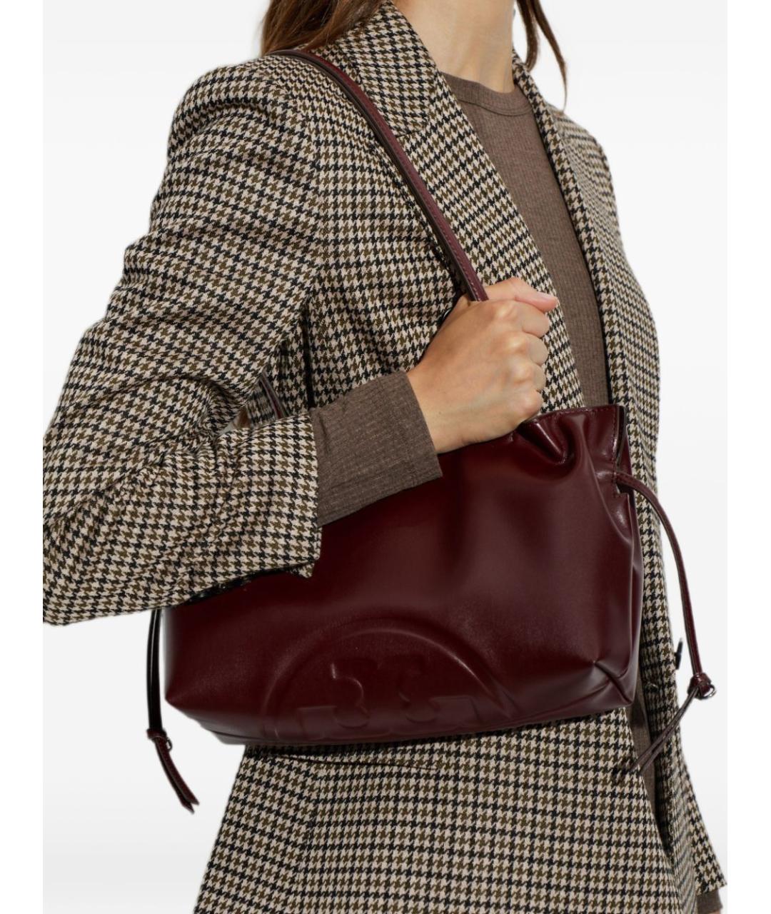 TORY BURCH Бордовая сумка тоут, фото 6
