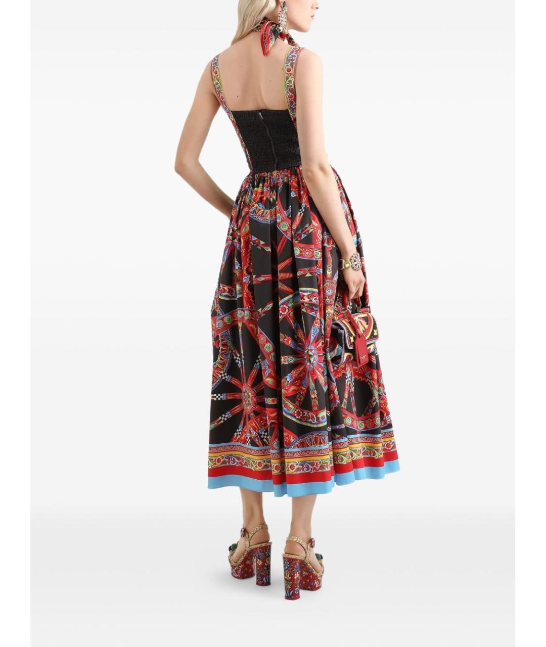 DOLCE&GABBANA Хлопковое повседневное платье, фото 5