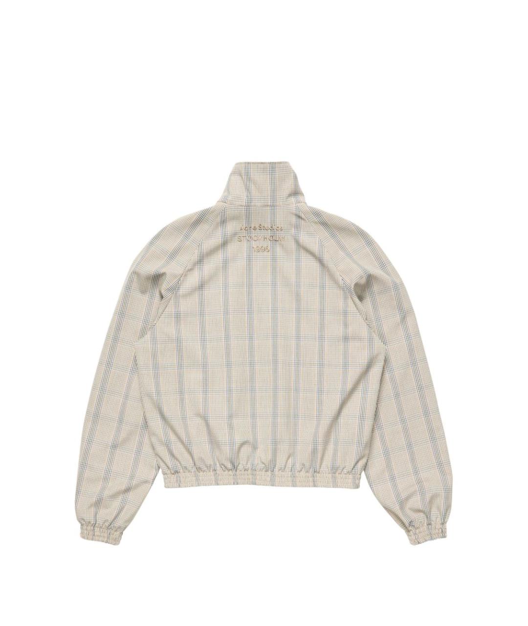 ACNE STUDIOS Бежевая полиэстеровая куртка, фото 5