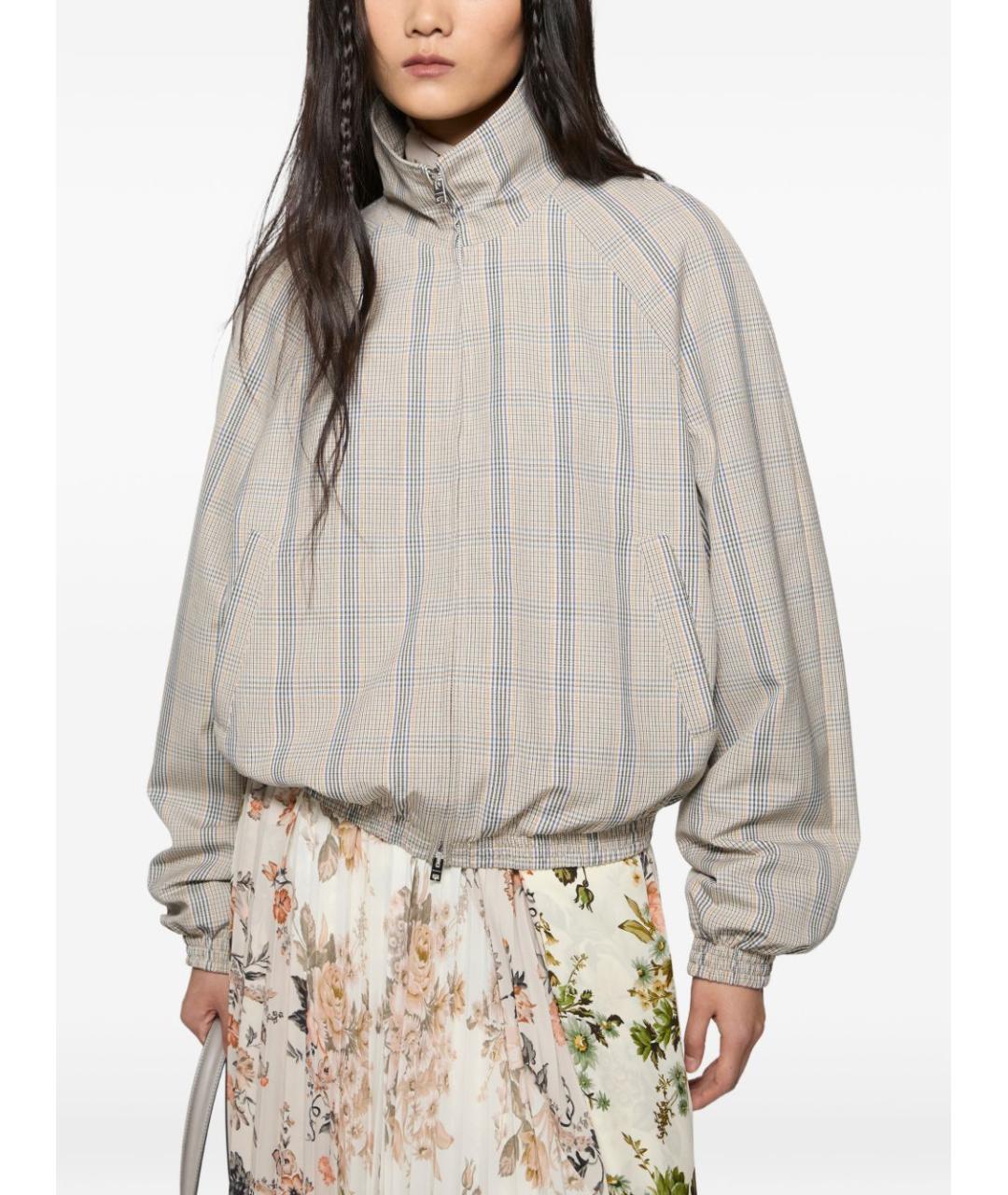 ACNE STUDIOS Бежевая полиэстеровая куртка, фото 3