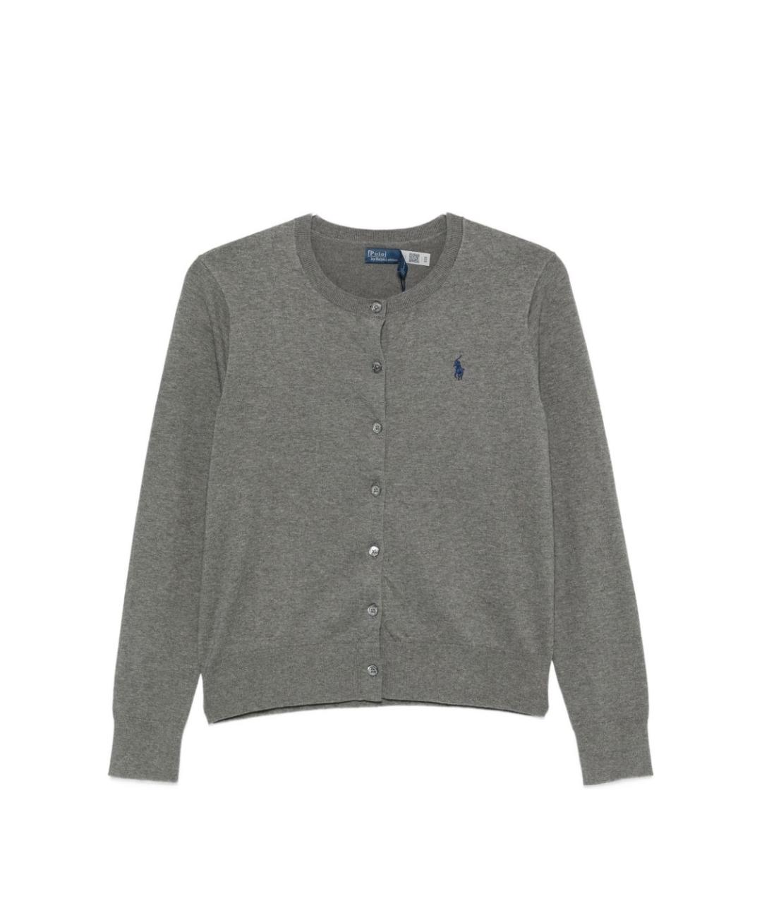 POLO RALPH LAUREN Серый кардиган, фото 1