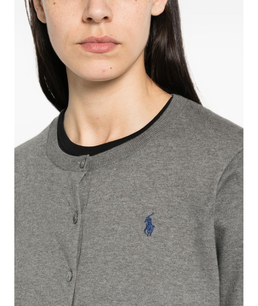 POLO RALPH LAUREN Серый кардиган, фото 3