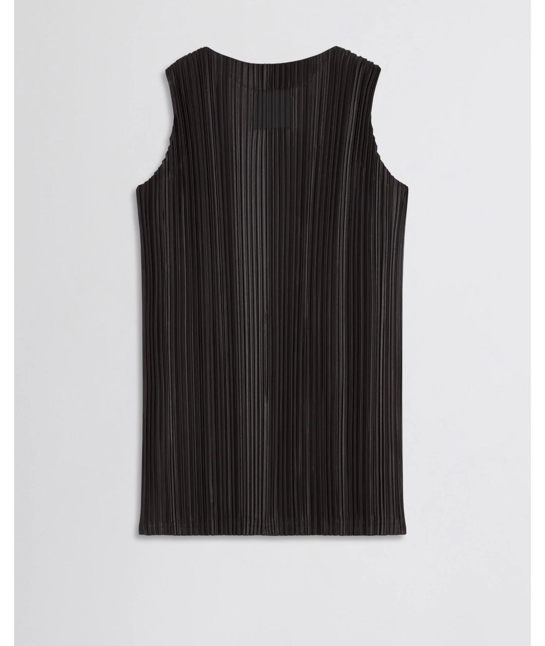 PHOEBE PHILO Черная полиэстеровая майка, фото 2