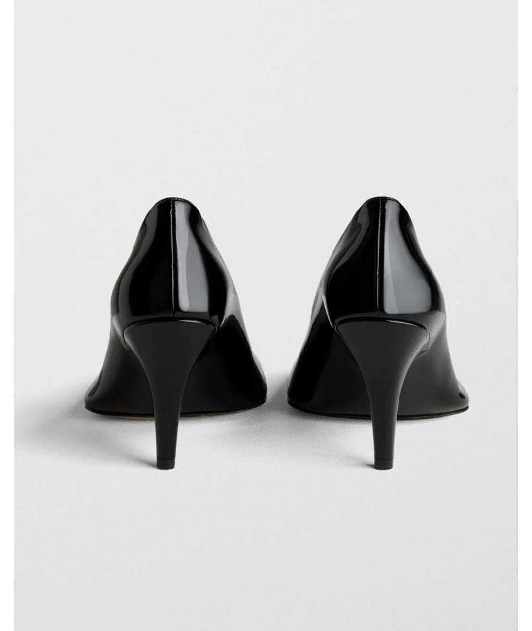 PHOEBE PHILO Черные туфли из лакированной кожи, фото 2