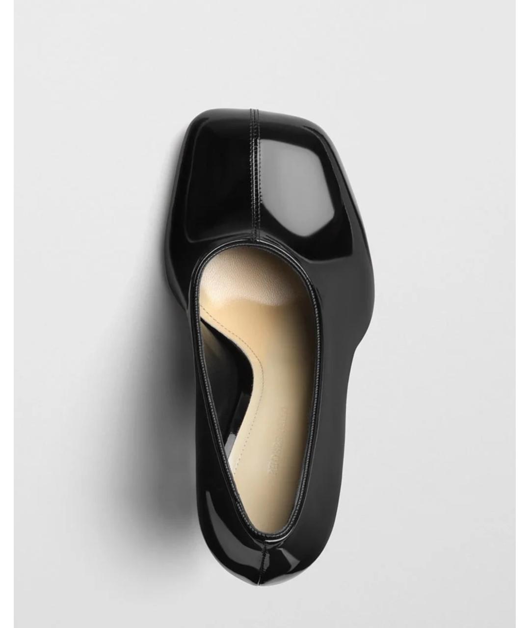 PHOEBE PHILO Черные туфли из лакированной кожи, фото 4