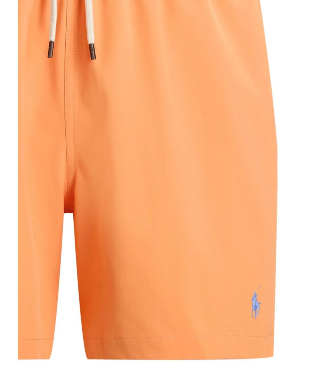 POLO RALPH LAUREN Оранжевые полиэстеровые шорты, фото 2