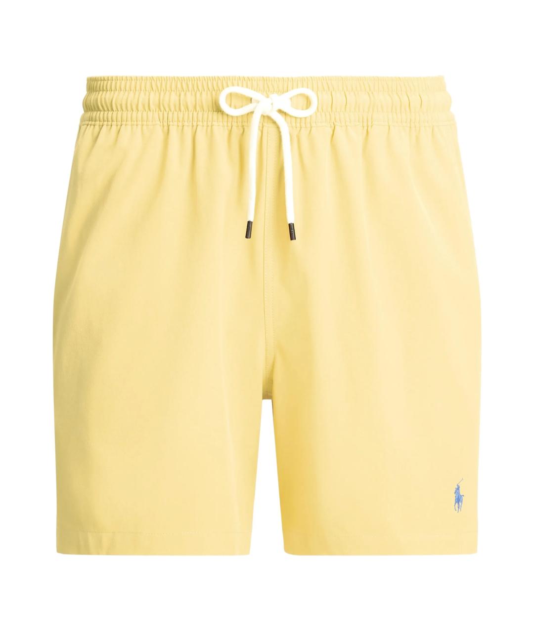 POLO RALPH LAUREN Желтые полиэстеровые шорты, фото 1
