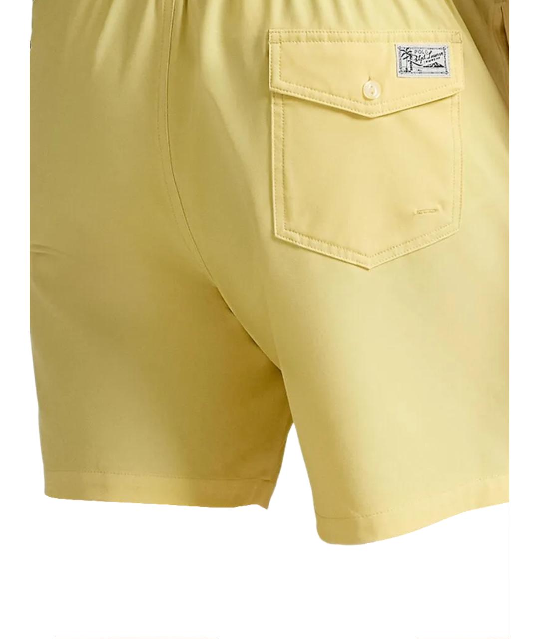 POLO RALPH LAUREN Желтые полиэстеровые шорты, фото 3