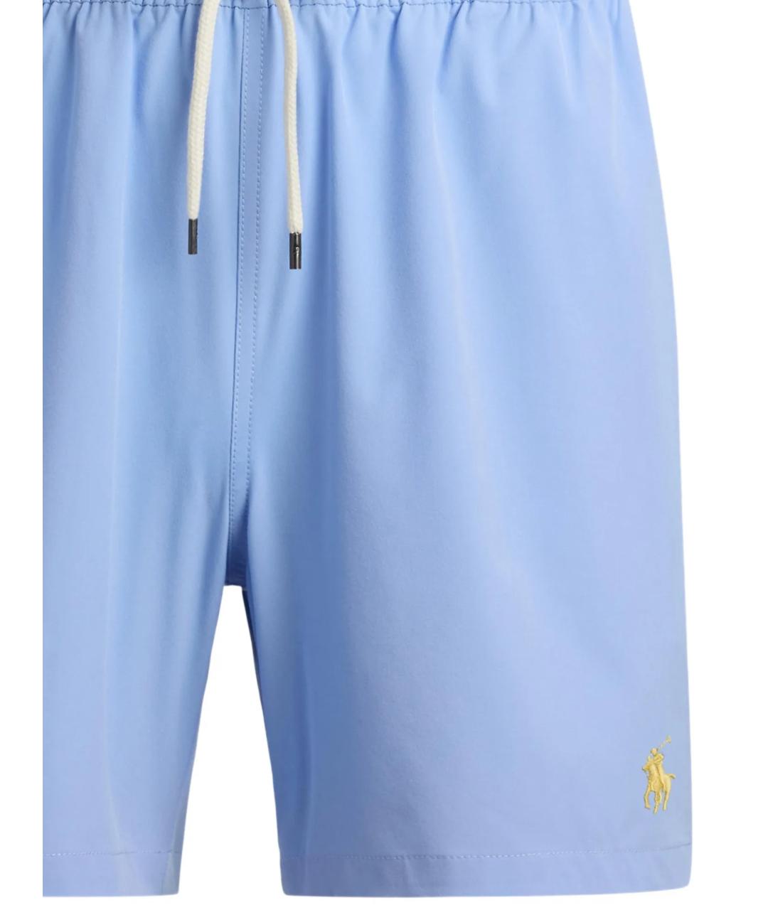 POLO RALPH LAUREN Синие полиэстеровые шорты, фото 2