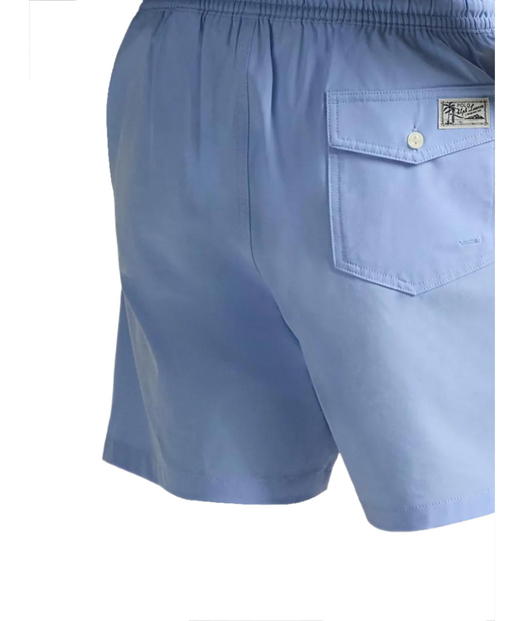POLO RALPH LAUREN Синие полиэстеровые шорты, фото 3