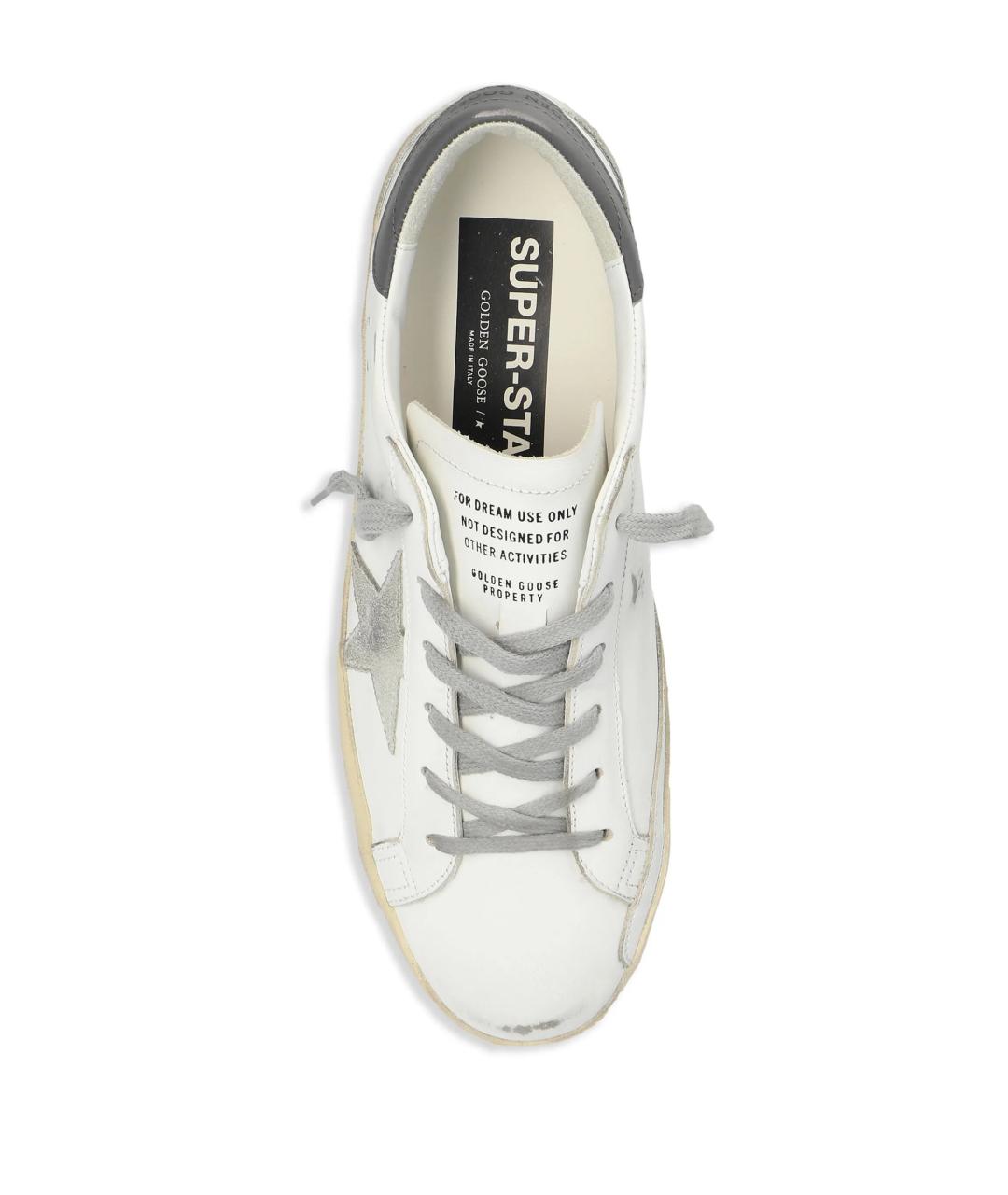 GOLDEN GOOSE Белые кожаные кеды, фото 4
