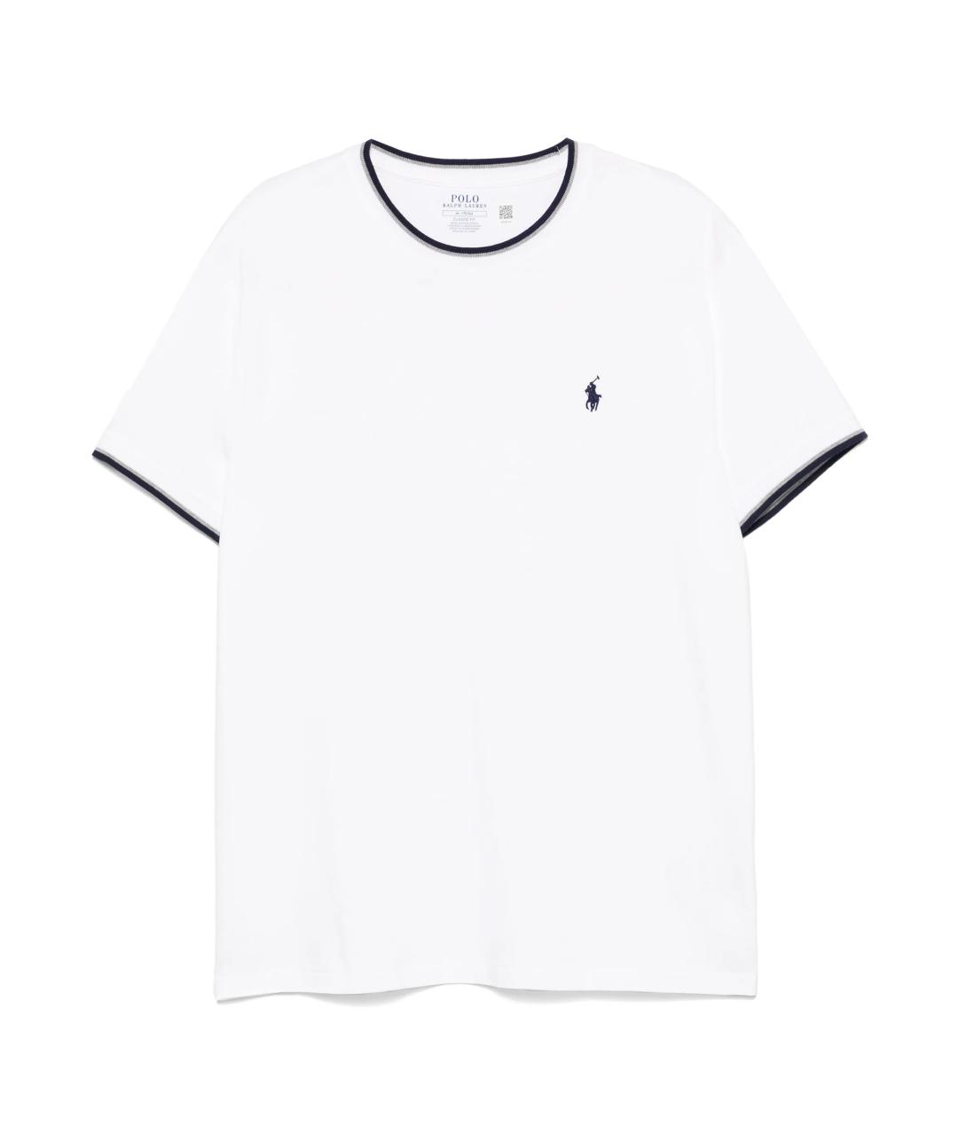 POLO RALPH LAUREN Белая хлопковая футболка, фото 1