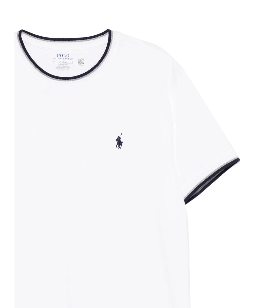 POLO RALPH LAUREN Белая хлопковая футболка, фото 2