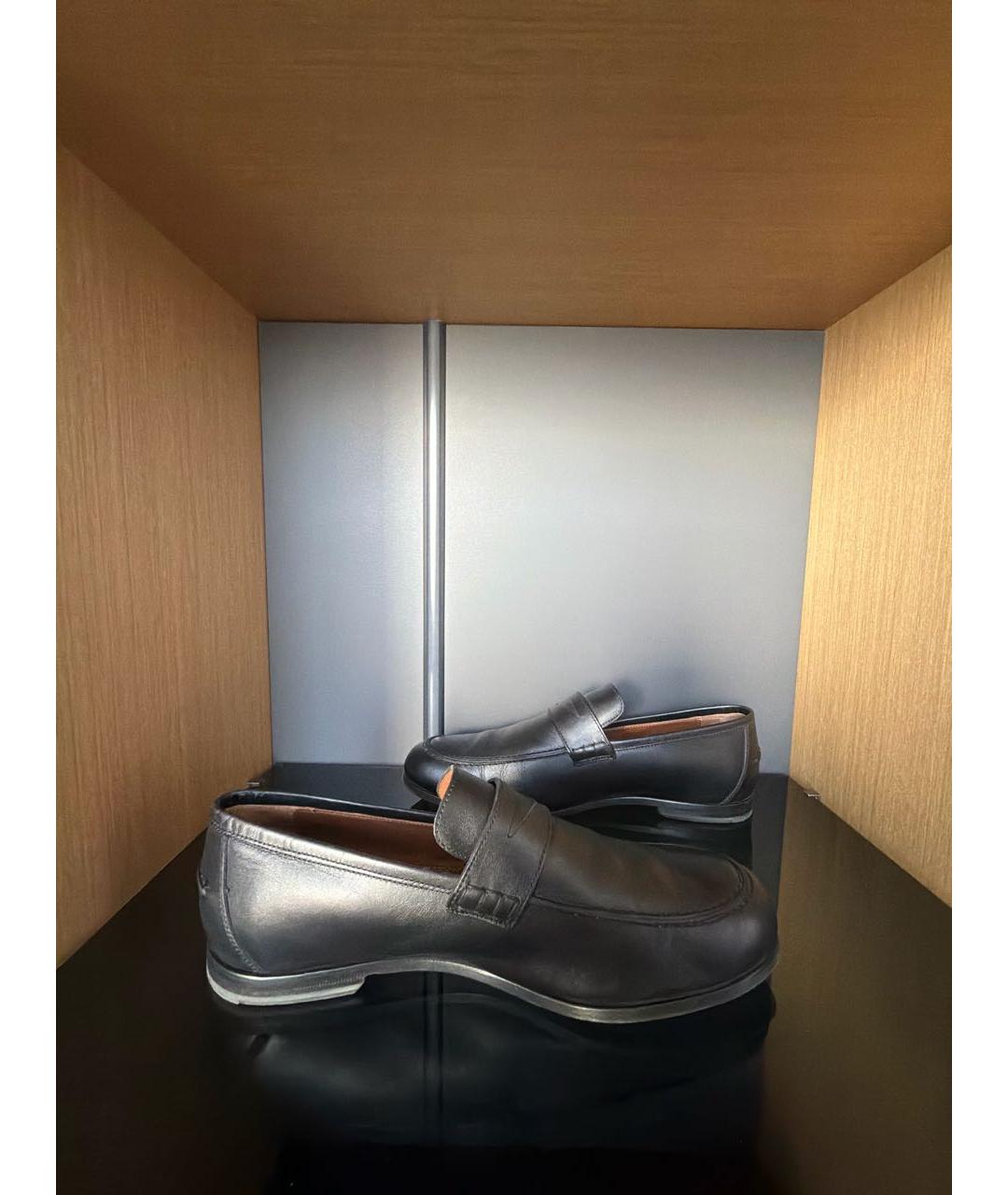 JIMMY CHOO Черные кожаные лоферы, фото 5