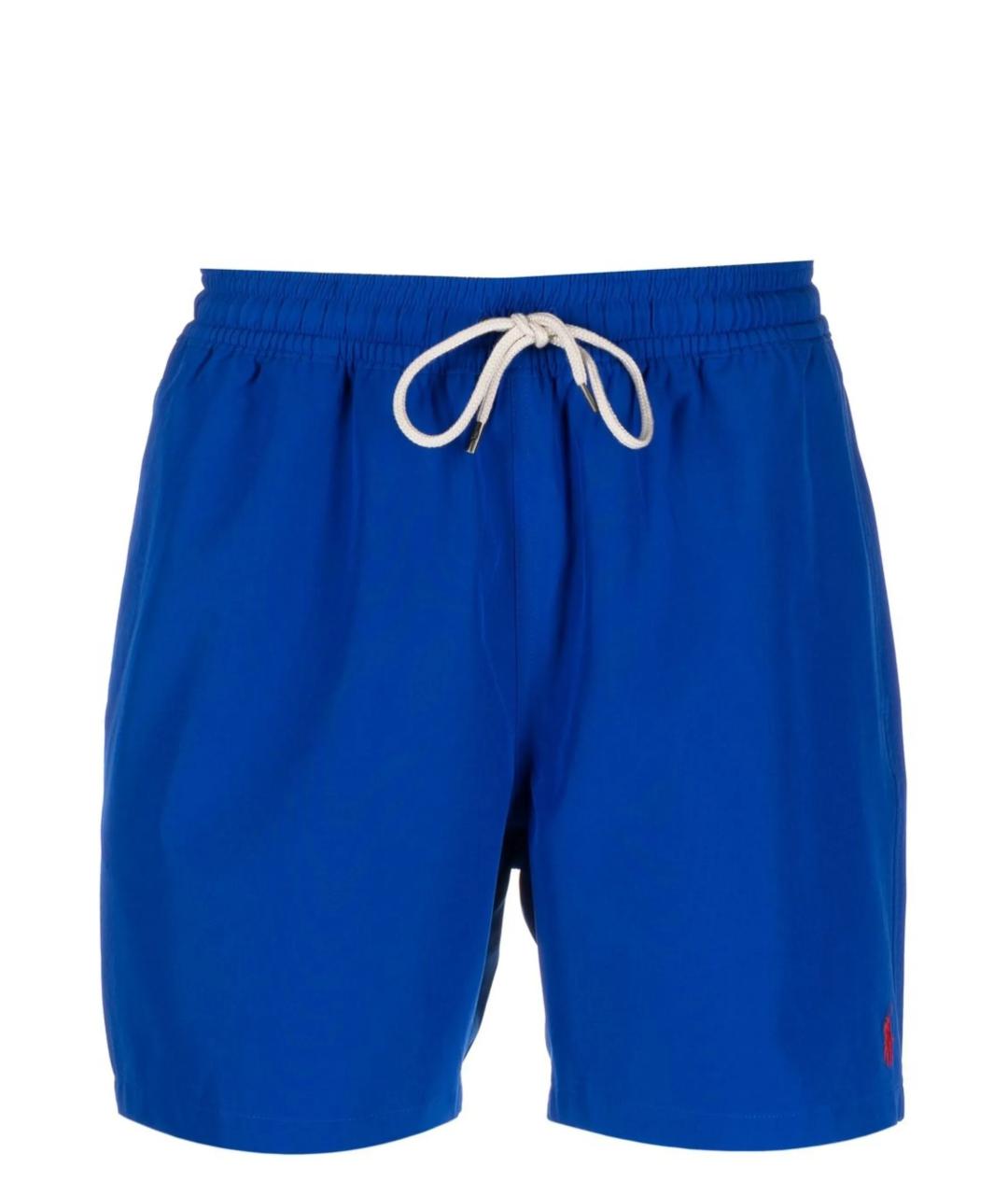 POLO RALPH LAUREN Синие полиэстеровые шорты, фото 1