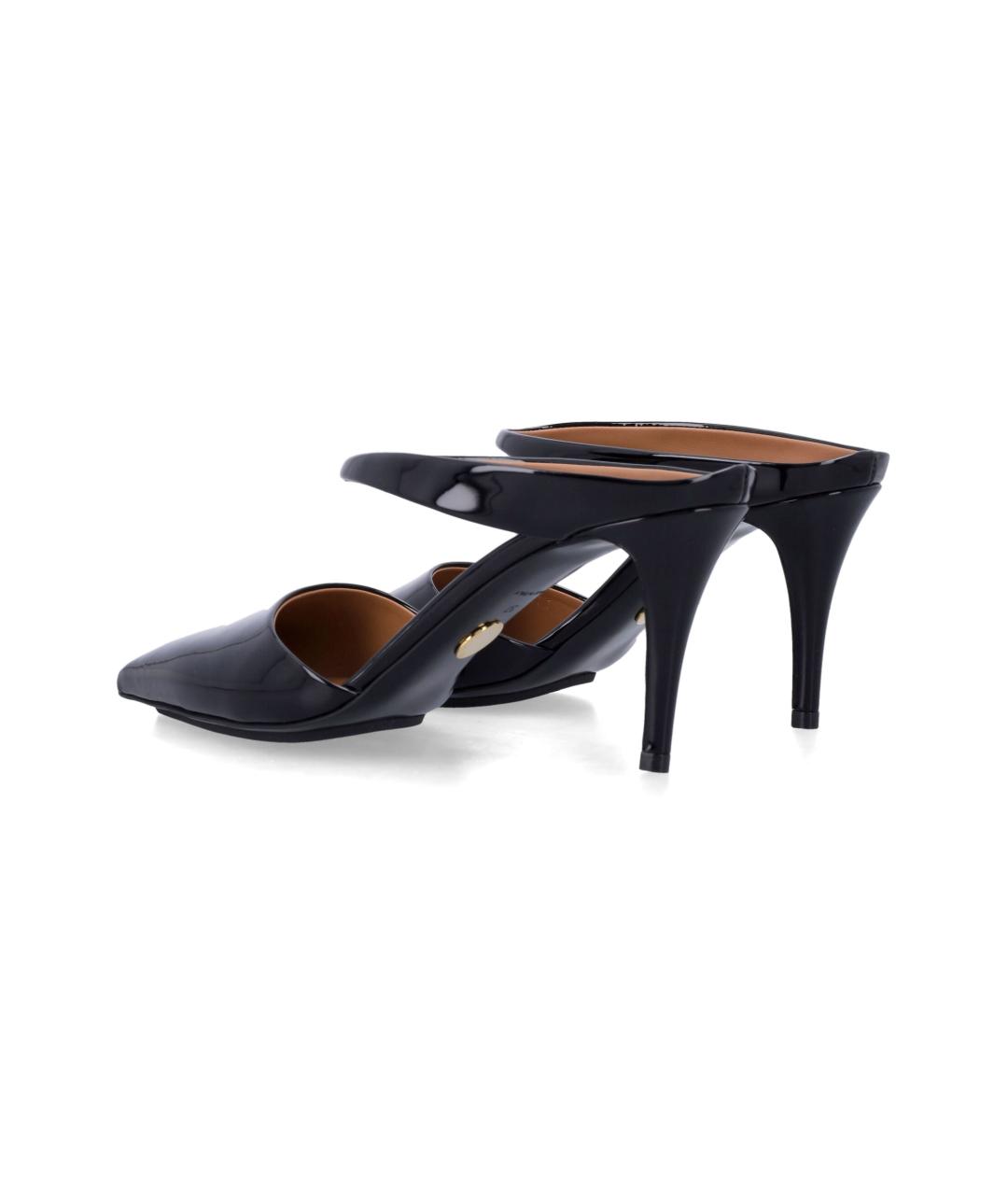 STELLA MCCARTNEY Черные мюли из искусственной кожи, фото 3