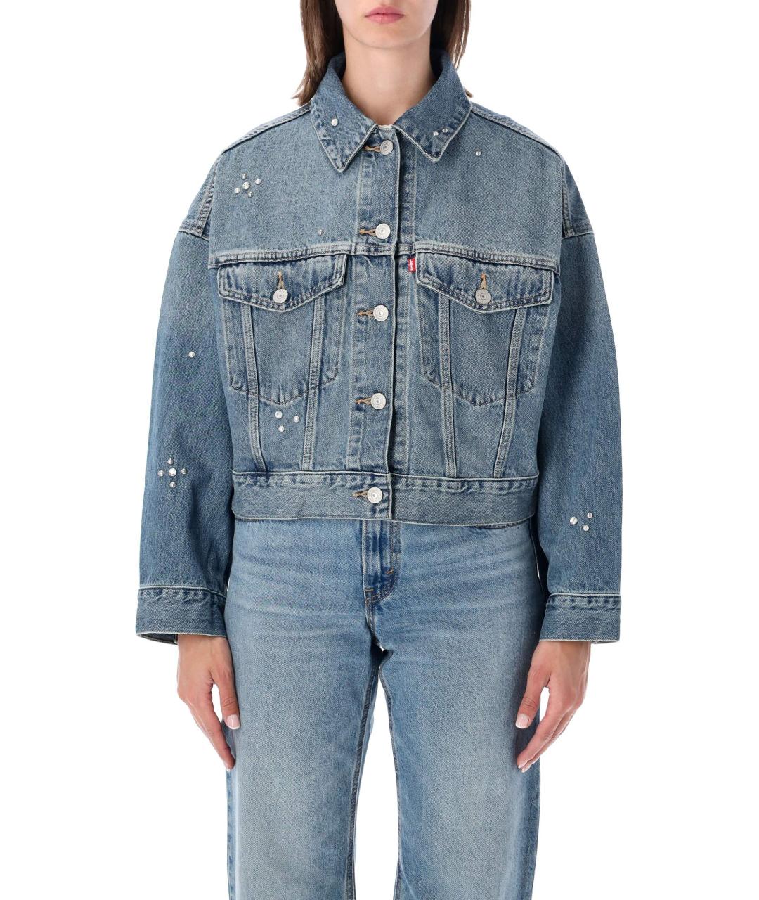 LEVI'S Синяя куртка, фото 4
