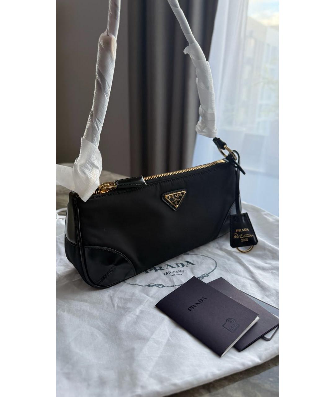 PRADA Черная сумка через плечо, фото 2