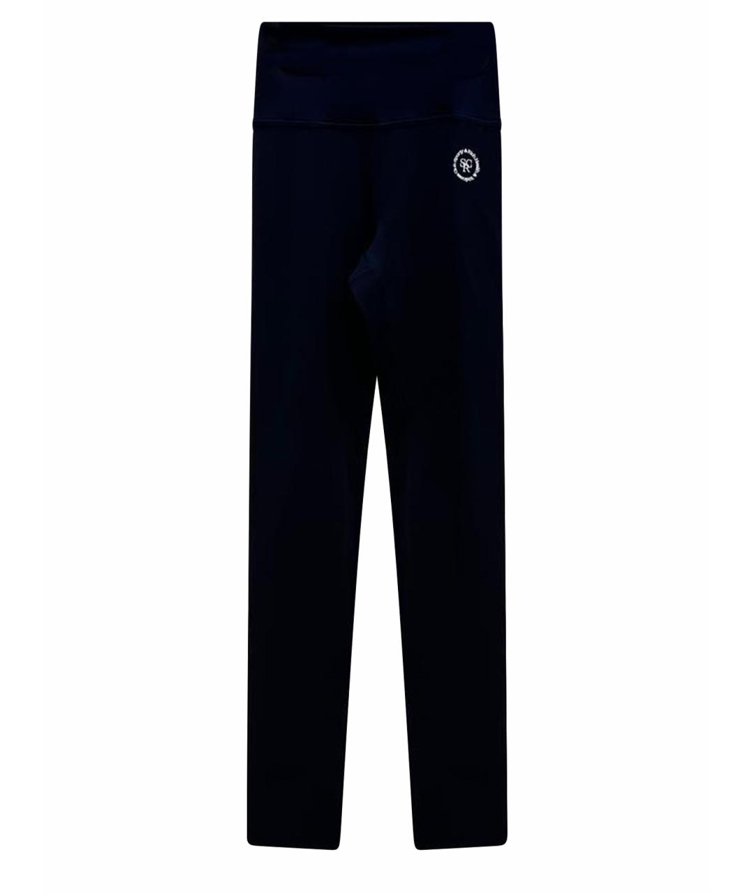 SPORTY AND RICH Черные леггинсы и велосипедки, фото 1
