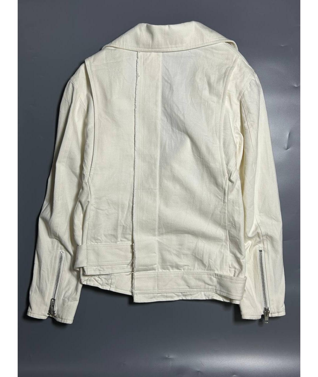YOHJI YAMAMOTO Белая хлопковая куртка, фото 2