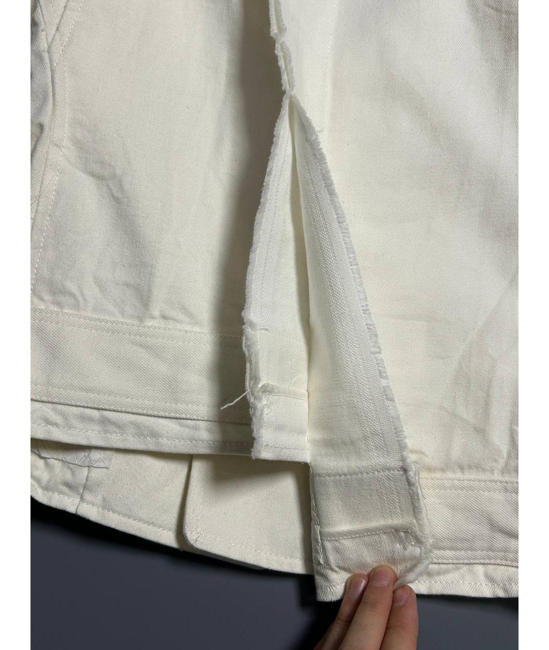 YOHJI YAMAMOTO Белая хлопковая куртка, фото 7