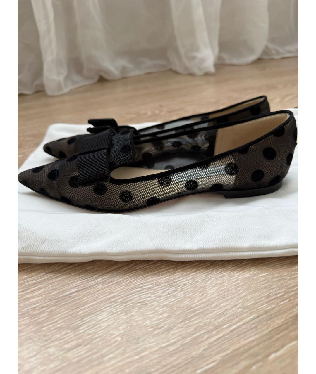 JIMMY CHOO Черные балетки, фото 3