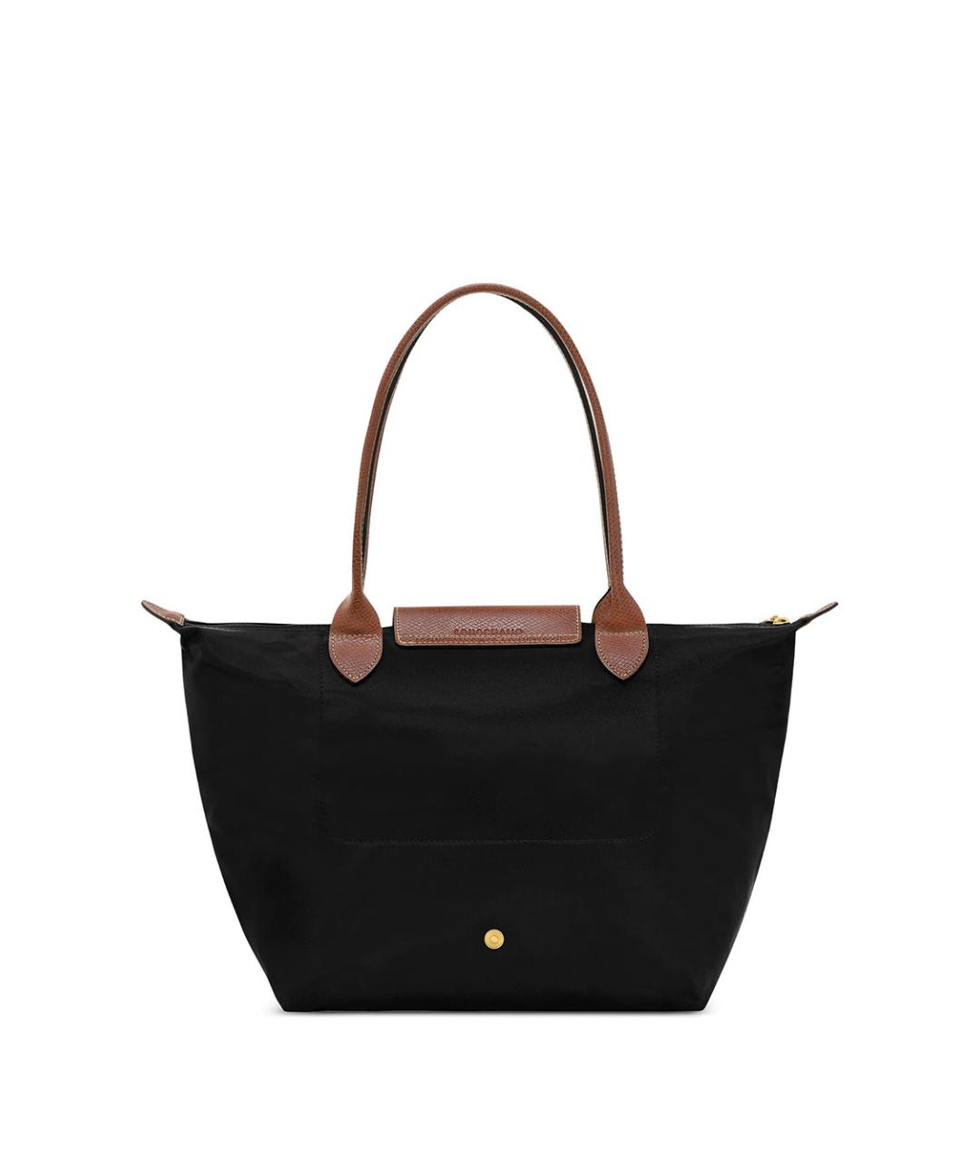 LONGCHAMP Черная синтетическая сумка через плечо, фото 4