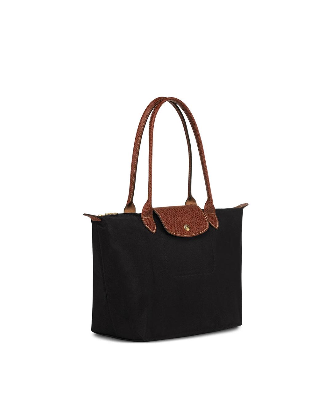 LONGCHAMP Черная синтетическая сумка через плечо, фото 3