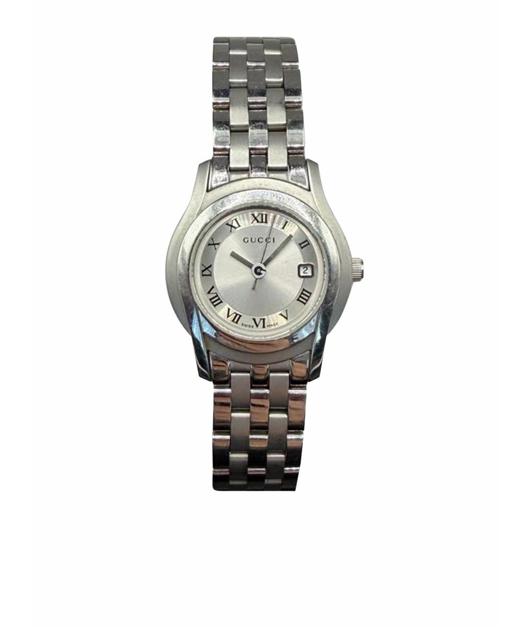GUCCI Серебряные часы, фото 1