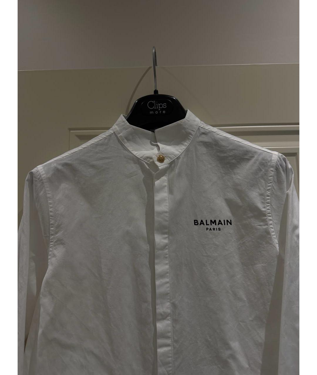 BALMAIN Белая хлопковая детская рубашка, фото 3