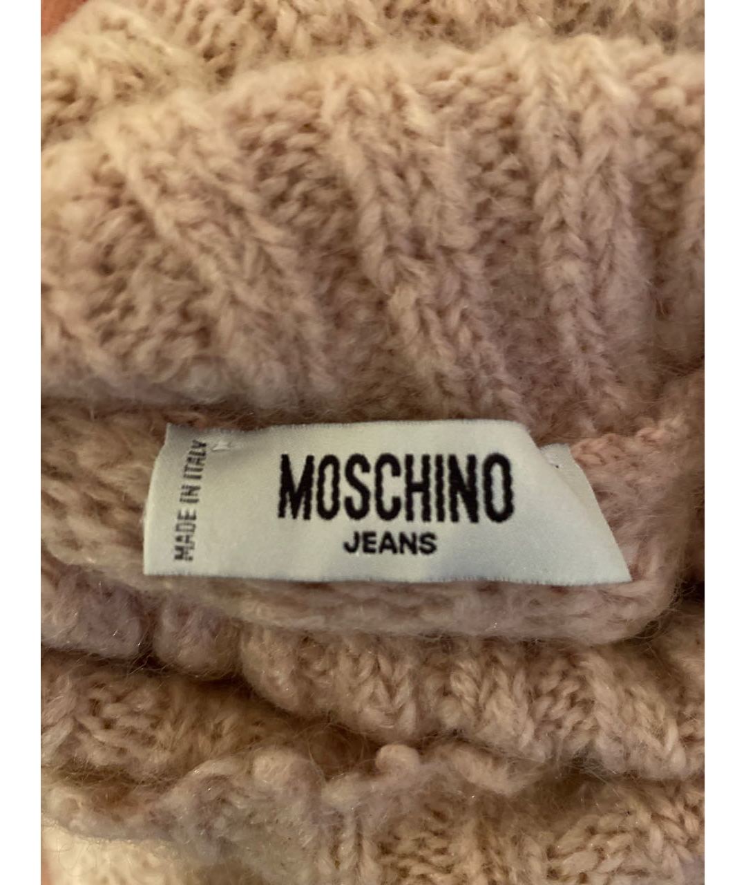 MOSCHINO Розовый шерстяной джемпер / свитер, фото 8